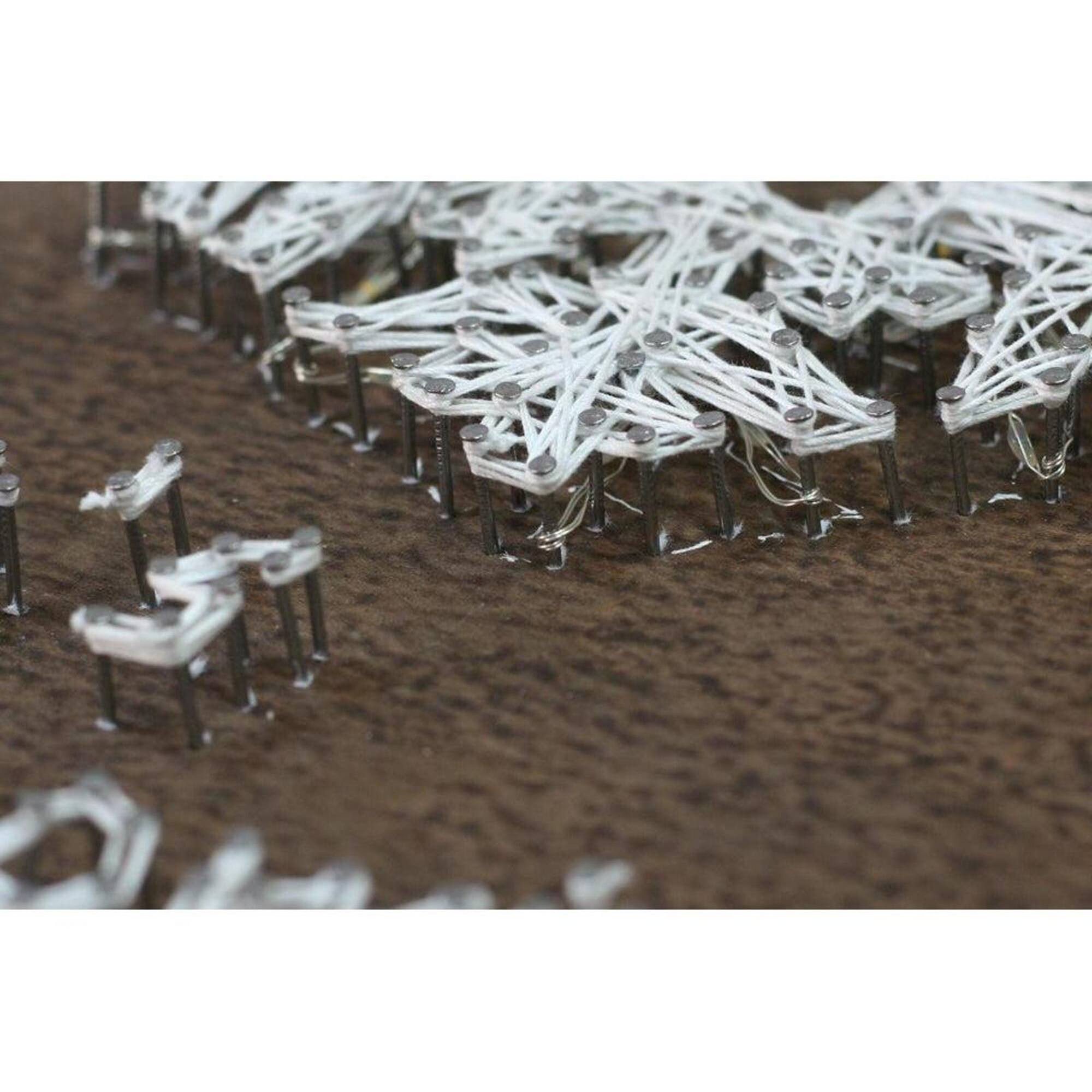 Abris Art Snowflake String Art Creative Kit